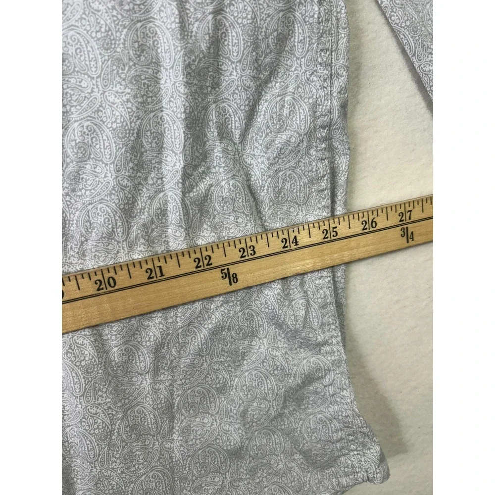 Rafter C Cowboy Collection Mens XXL Grey Paisley ProFlex Western Pearl Snap